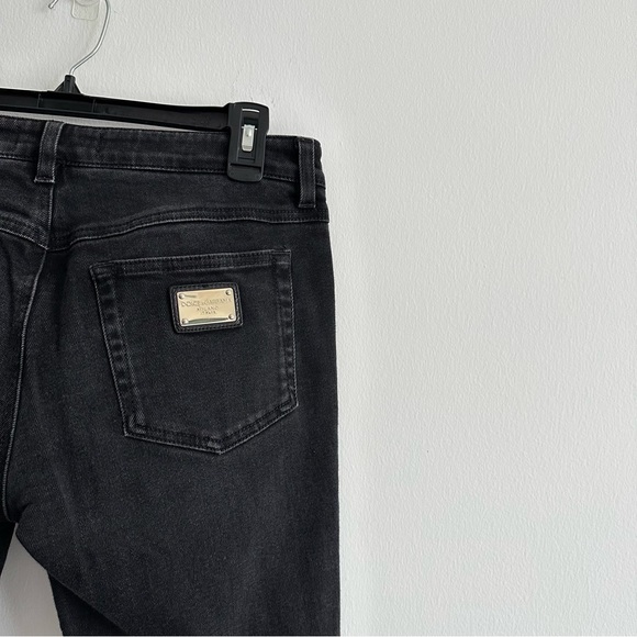 Dolce & Gabbana Denim - Dolce & Gabbana Black Skinny Jeans (Size 42)